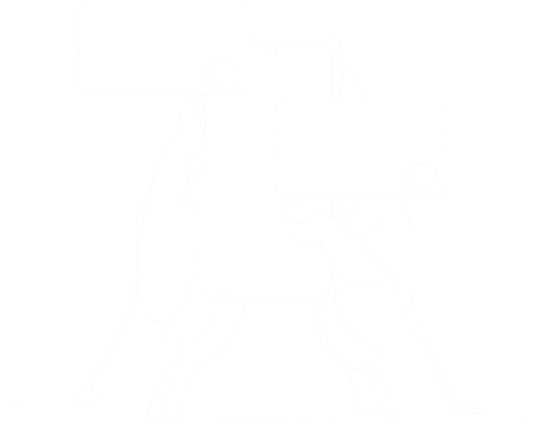 illustration depicting financial account connection on a mobile device